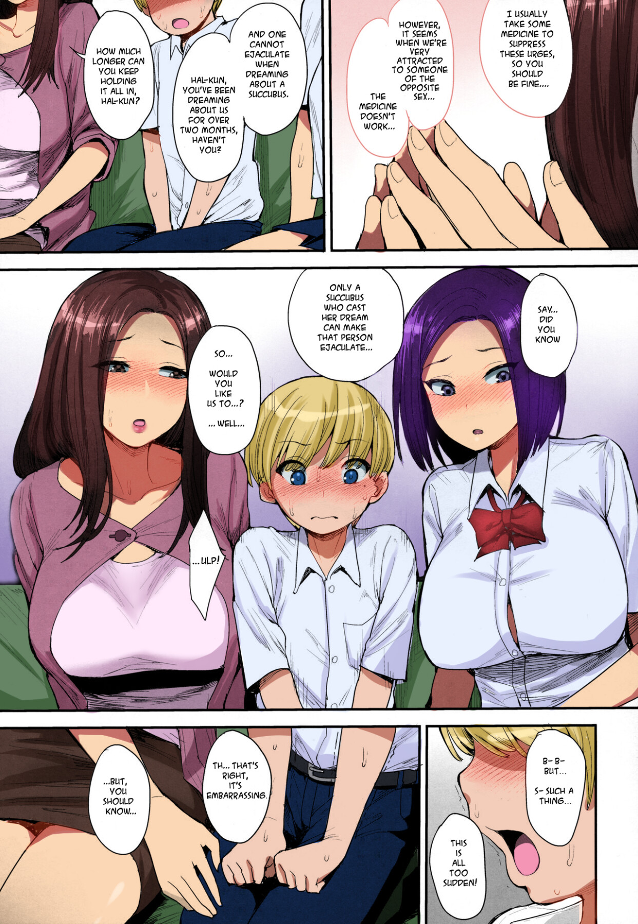 Hentai Manga Comic-A Succubus' Neighbor (Color)-Read-10